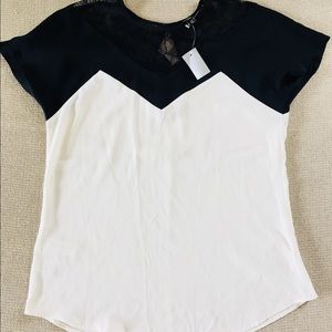 Ann Taylor Petite Lace Blouse